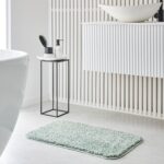 TAPIS DE BAIN 80X50 CM À MÈCHES EN POLYESTER - CÉLADON – Image 2