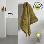 SERVIETTE INVITÉ 30X50 CM EN COTON BIO - BRONZE – Image 2