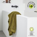 SERVIETTE DE BAIN 50X90 CM EN COTON BIO - BRONZE – Image 2
