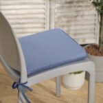 GALETTE DE CHAISE 38X38 CM EN POLYESTER - DENIM – Image 2