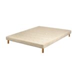 SOMMIER TAPISSIER 160 X 200 -BEIGE – Image 2