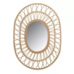 MIROIR EN ROTIN OVALE - NATUREL – Image 2