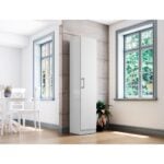 ARMOIRE 1 PORTE MULTRIFONCTION - BLANC – Image 2