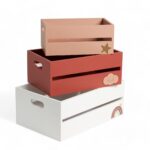 LOT DE 3 CAISSES DE RANGEMENT PLIABLES EN PLASTIQUE – Image 2