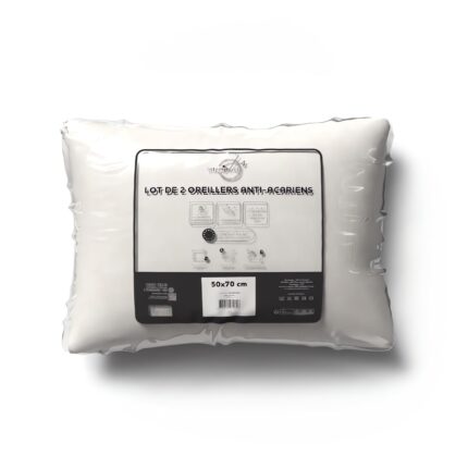 OREILLERS 50 X 70 CM EN LOT DE 2