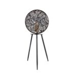 LAMPE DE TABLE - NOIR ET DORÉ – Image 2