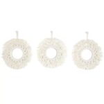 LOT DE 3 MIROIRS H28 CM - STYLE BOHO – Image 2