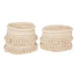 LOT DE 2 PANIERS COTON - BEIGE – Image 2