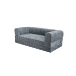 CANAPÉ DÉPLIMOUSSE CONVERTIBLE - GRIS FONCÉ ( COMPRESSÉ ) – Image 2