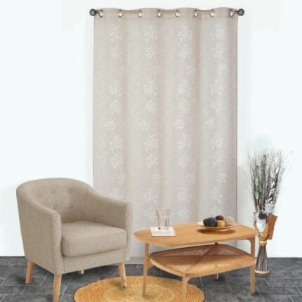 RIDEAU LIN 140 X 240 CM - 90% POLYESTER/ 10% LIN