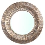 MIROIR LORRIX DORÉ D65 CM – Image 2