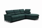CANAPÉ D'ANGLE CONVERTIBLE AVEC COFFRE DE RANGEMENT - VERT – Image 2