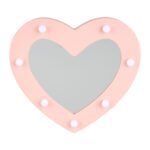 MIROIR LUMINEUX CŒUR - ROSE – Image 2