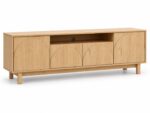 MEUBLE TV 4 PORTES + 1 NICHE - CHENE – Image 2