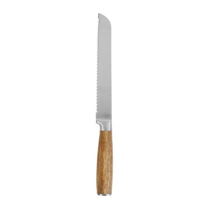 COUTEAU À PAIN EN INOX ET ACACIA