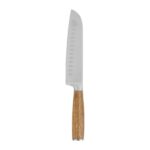 COUTEAU SANTOKU EN INOX ET ACACIA – Image 2