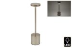 LAMPE LED TACTILE 34 CM - ARGENTÉ – Image 2