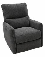 FAUTEUIL RELAX ÉLECTRIQUE EN TISSU - GRIS FONCÉ – Image 2