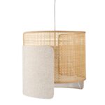 SUSPENSION BOURGEON EN LIN - BEIGE – Image 2