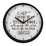 HORLOGE MURALE DANSE EN PLASTIQUE – Image 2