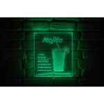 NÉON DÉCORATIF MOJITO USB - VERT – Image 2