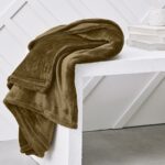 PLAID XL 150X200 CM MICROPLUSH - BRONZE – Image 2