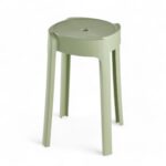 TABOURET EN PLASTIQUE - VERT – Image 2