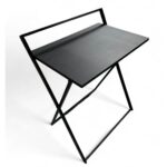 BUREAU COMPACT PLIANT EN MÉTAL - NOIR – Image 2