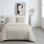 PARURE DE LIT 260X240 CM EN COTON 57 FILS – Image 2