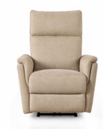 FAUTEUIL RELAX ÉLECTRIQUE RELEVEUR EN TISSU - SABLE – Image 2