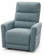 FAUTEUIL RELAX ÉLECTRIQUE EN TISSU - BLEU – Image 2