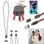 CÂBLE CHARGEUR TÉLÉPHONE 4 EN 1 – Image 2