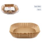 LOT DE 50 PAPIERS CUISSON 16 CM POUR AIRFRYER – Image 2