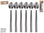 LOT DE 6 CUILLÈRES 19 CM EN MÉTAL – Image 2