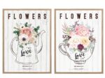 TOILE DÉCORATIVE FLEURS – Image 2