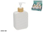 DISTRIBUTEUR DE SAVON 220 ML - BLANC – Image 2