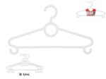 LOT DE 3 CINTRES EN PLASTIQUE – Image 2