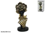 STATUETTE FEMME FLEUR - OR – Image 2