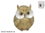 STATUETTE HIBOU - OR – Image 2