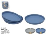 LOT DE 4 ASSIETTES 18,5 CM – Image 2