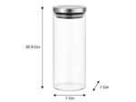 BOCAL 550 ML EN VERRE BOROSILICATE ET MÉTAL – Image 2