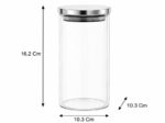BOCAL 1085 ML EN VERRE BOROSILICATE ET MÉTAL – Image 2