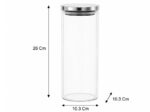BOCAL 1800 ML EN VERRE BOROSILICATE ET MÉTAL – Image 2
